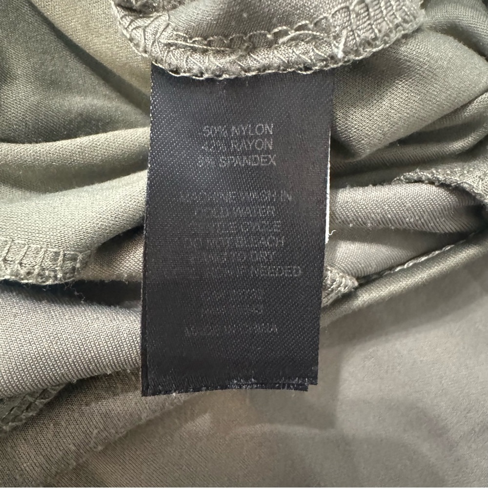 Rachel Zoe Relaxed Fit Olive Green Women’s Small Drawstring Jogger Pull on Pant - Picture 6 of 7